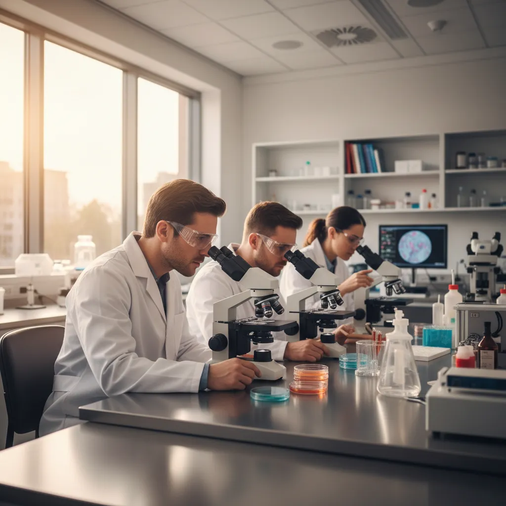 Helixa researchers in the lab